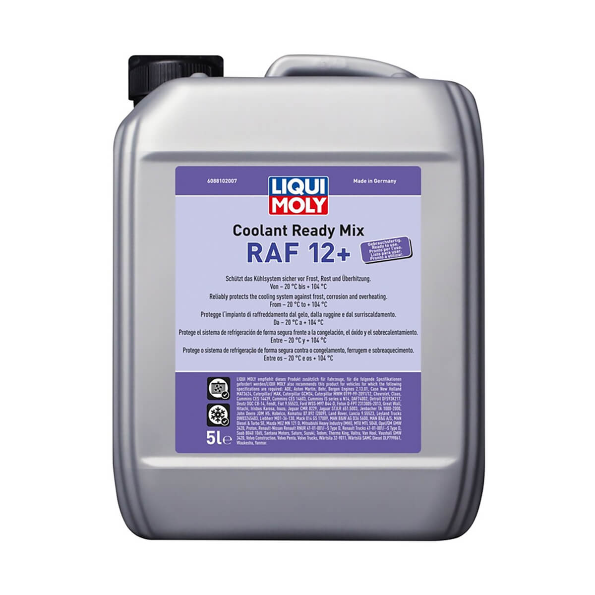 Liqui Moly RAF12+ Antifreeze 5L (Ready to use)