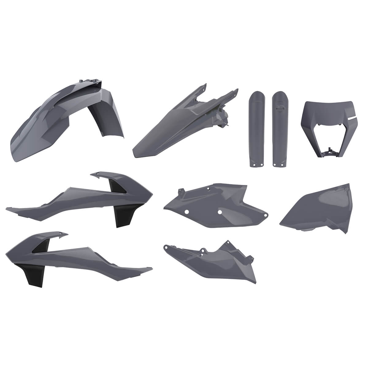 Kit Plásticos KTM EXC/EXC-F (2017-19) Nardo Grey
