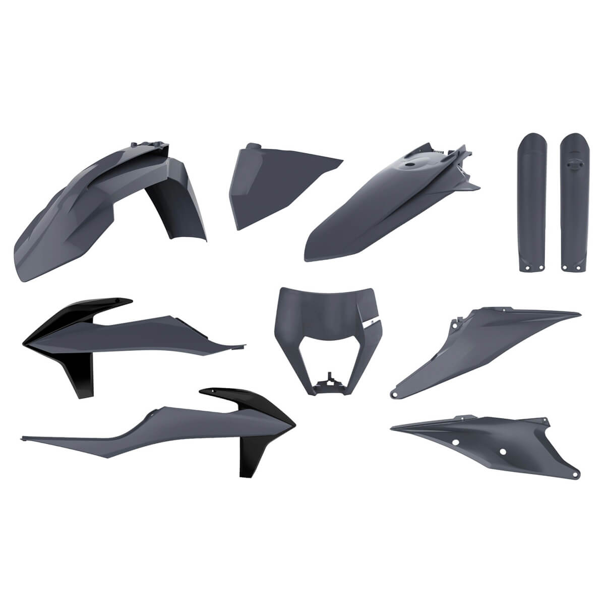 Kit Plásticos Completo KTM EXC/ EXC-F (2020-23) Nardo Grey