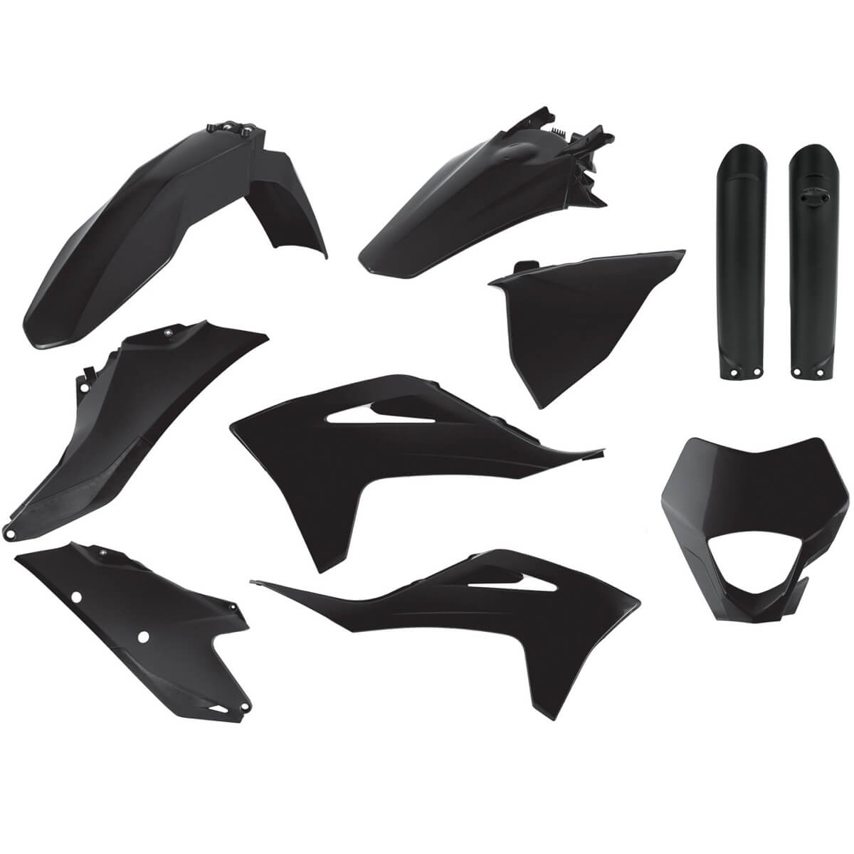 Kit Plásticos Completo Gasgas EC/EC-F (2021-23) Preto