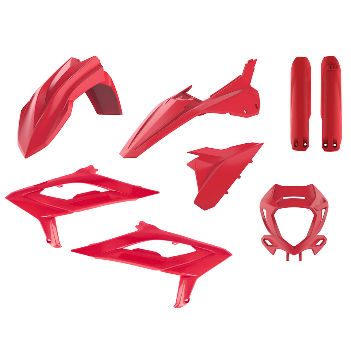Kit Plásticos Completo Beta RR 2T/4T (2023-24) Vermelho