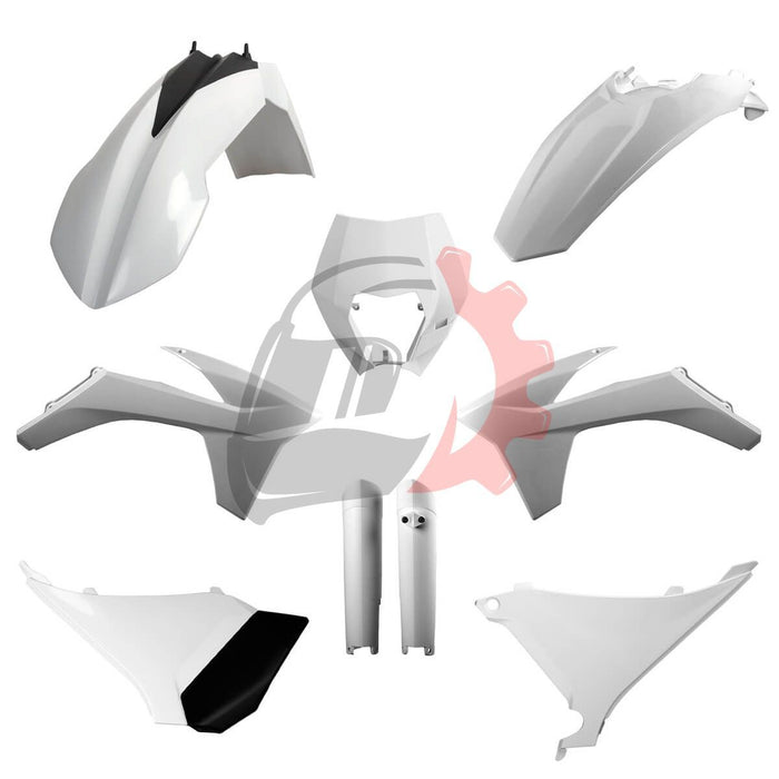 Kit Plásticos Completo KTM EXC/EXC-F (2012-13) Branco