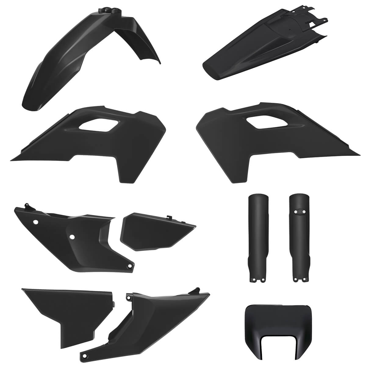 Kit Plásticos Completo Husqvarna TE/FE (2024-25) Preto