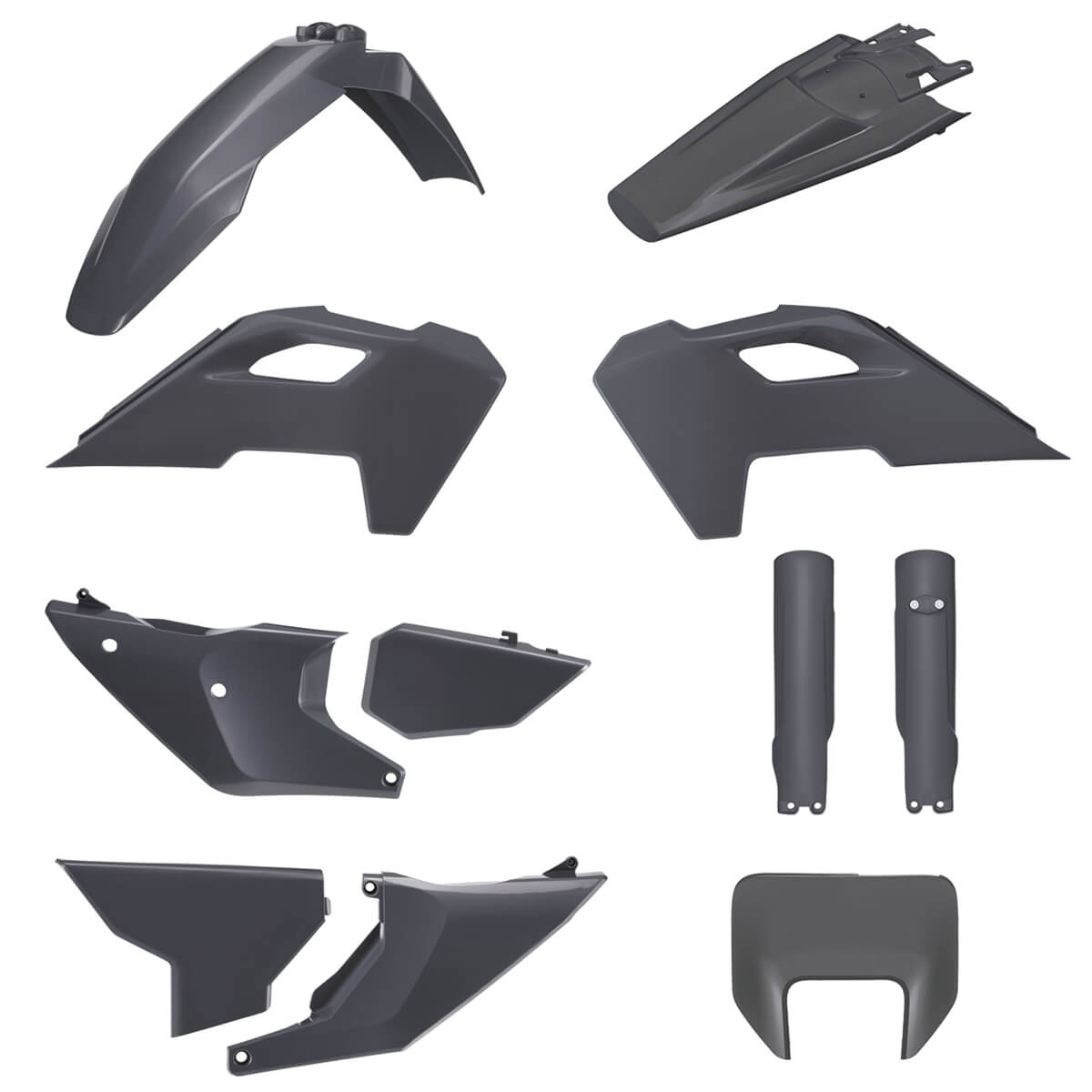 Kit Plásticos Completo Husqvarna TE/FE (2024-25) Nardo Grey