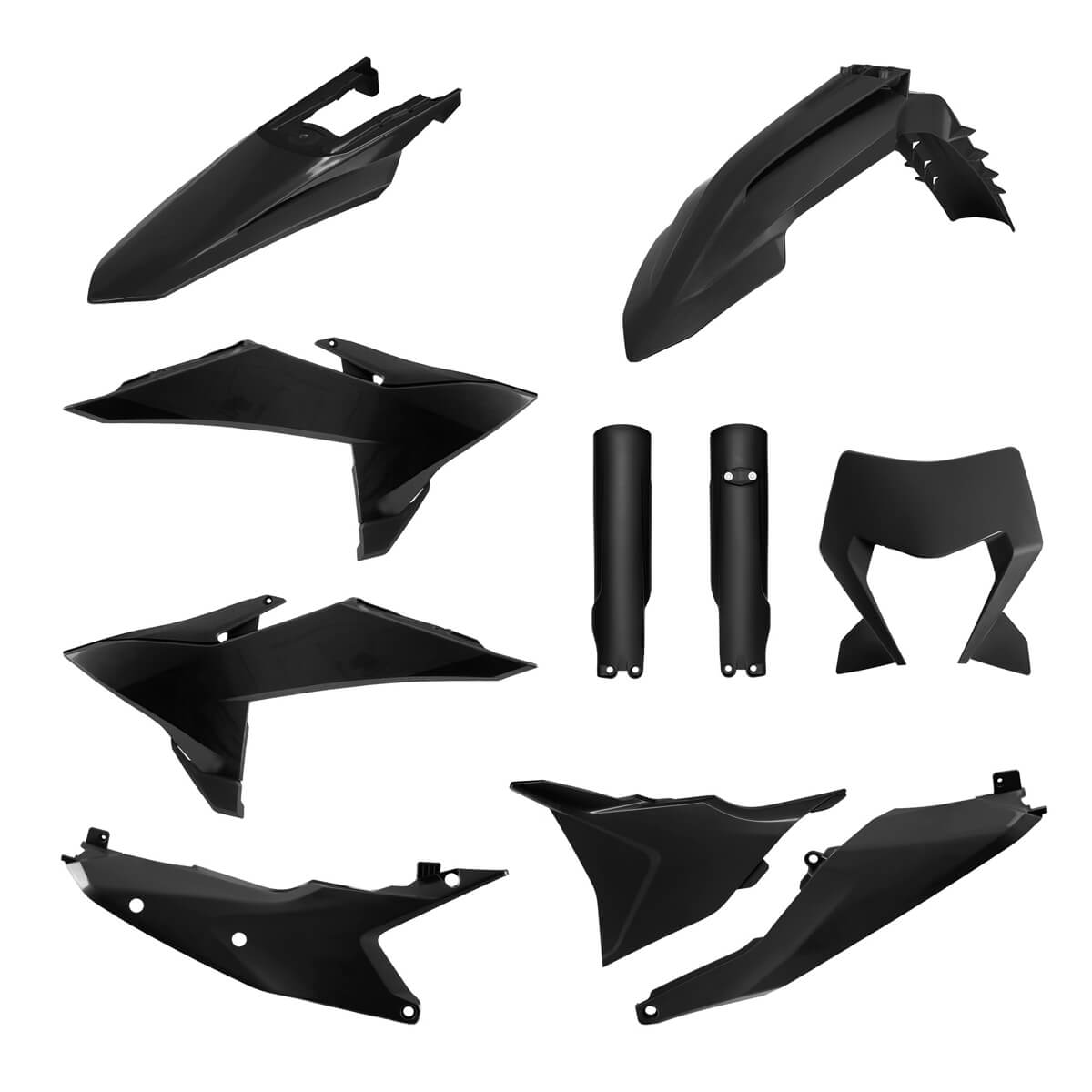 Kit Plásticos Completo KTM EXC/ EXC-F (2026-) Preto