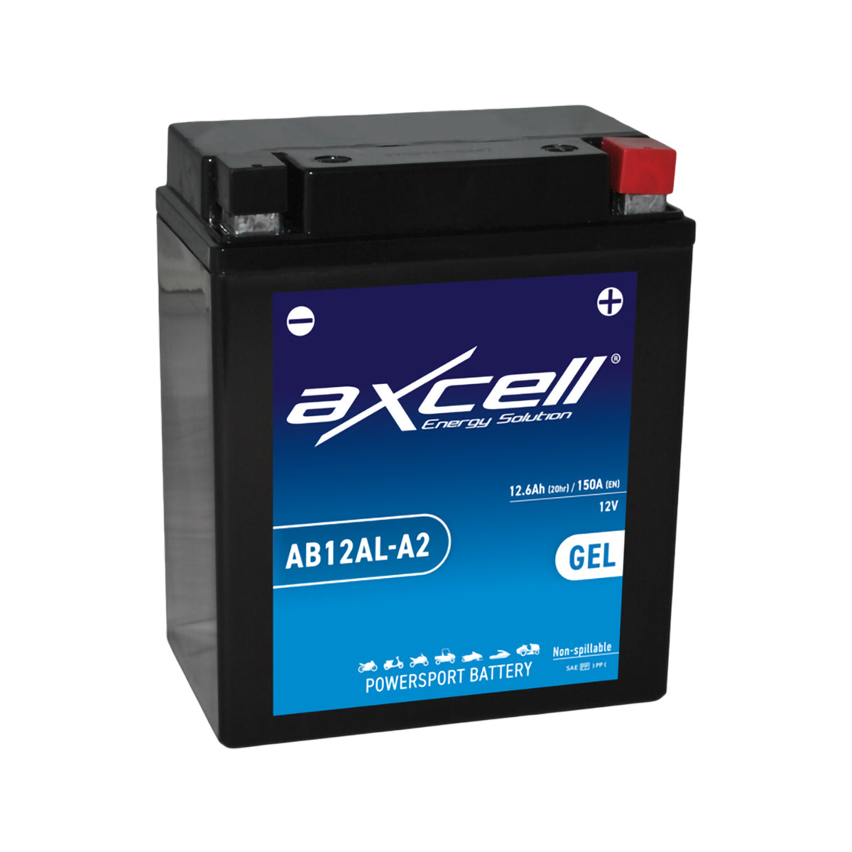 Bateria AXCELL AB12AL-A2 / YB12AL-A2 (Carregada e Ativa)