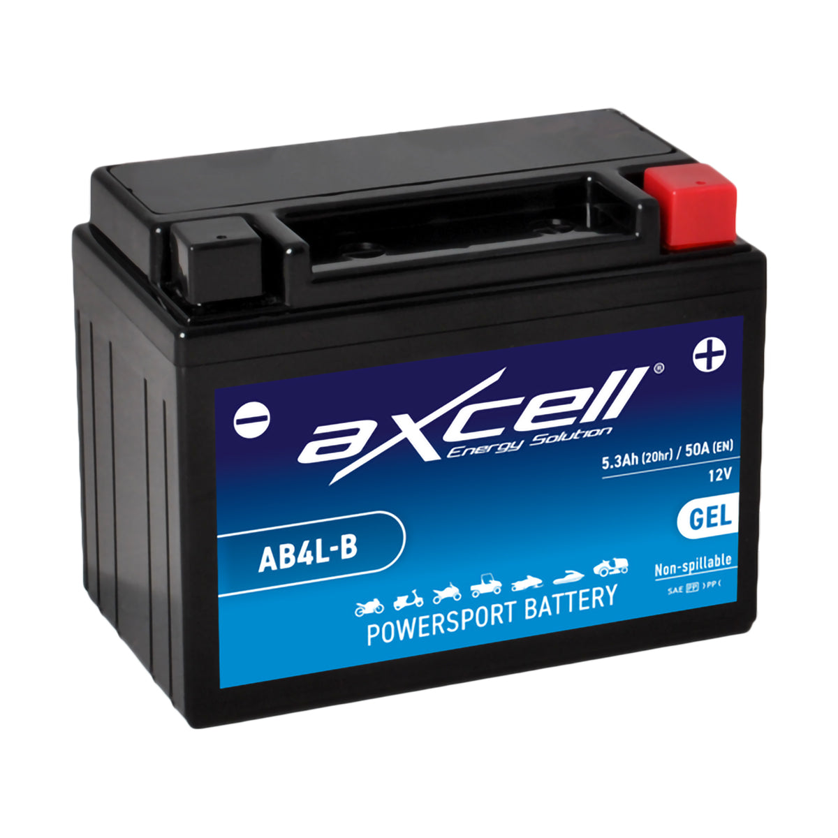 Bateria AXCELL AB4L-B / YB4L-B (Carregada e Ativa)