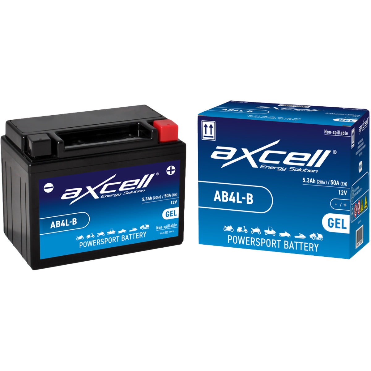 Bateria AXCELL AB4L-B / YB4L-B (Carregada e Ativa)
