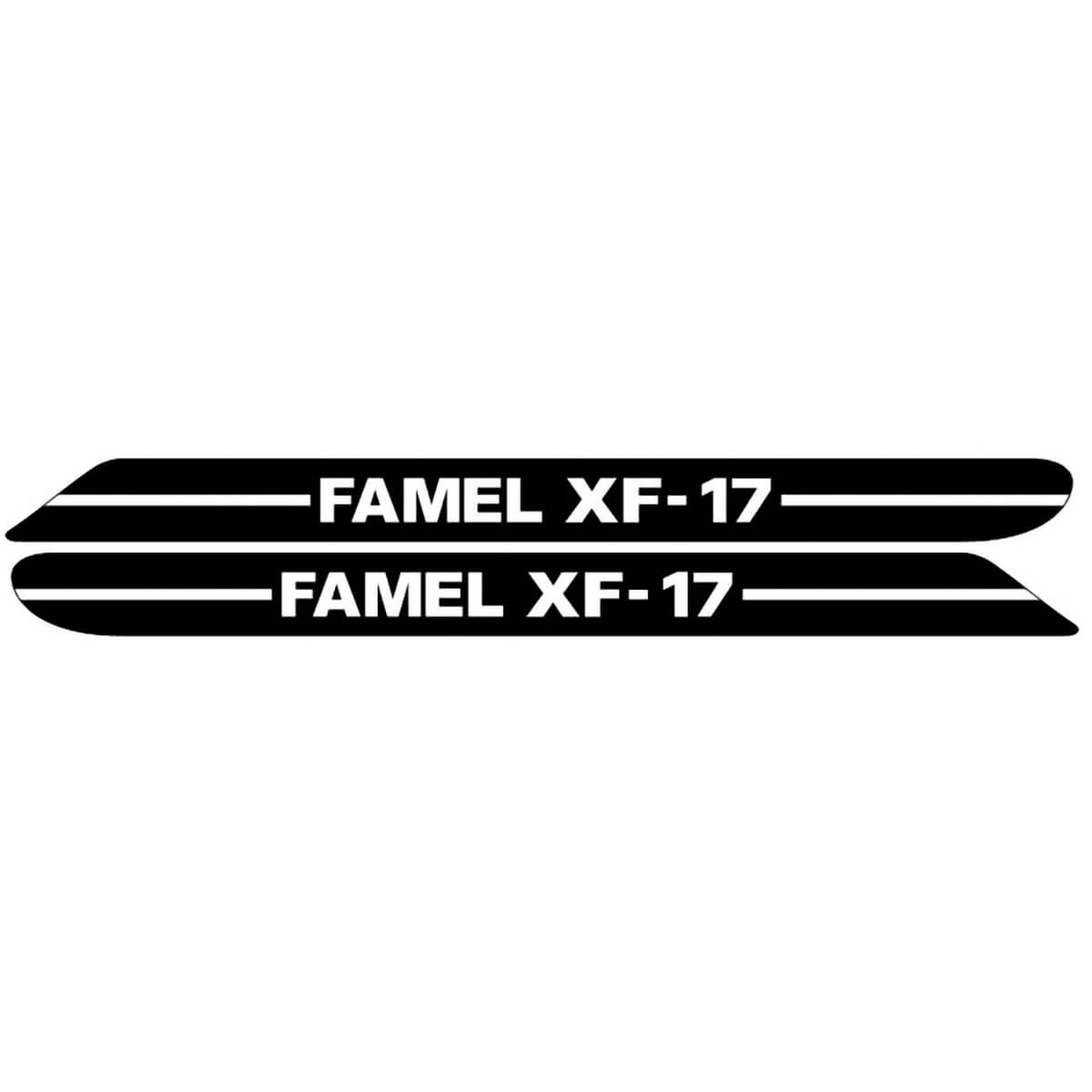 Pegatinas Depósito Famel XF 17 (Par)