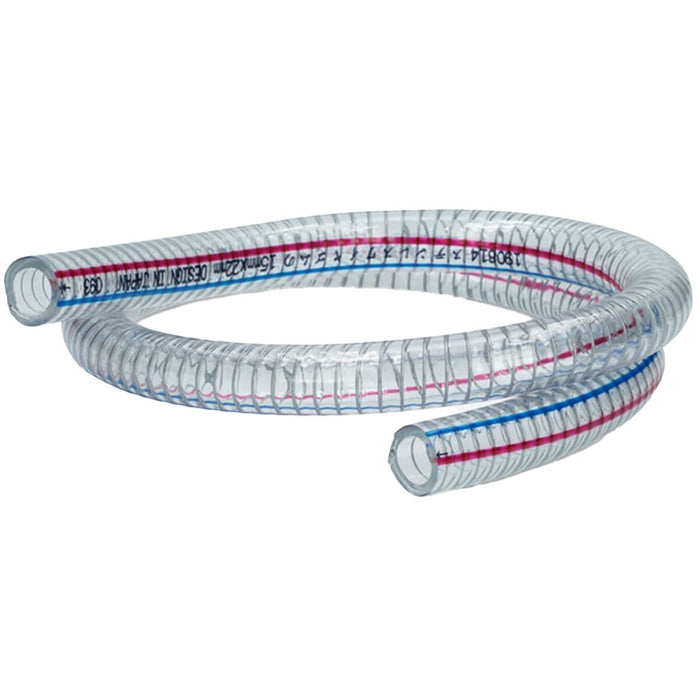 Tubo Radiador Transparente Reforçado Universal 15x22mm (1M)