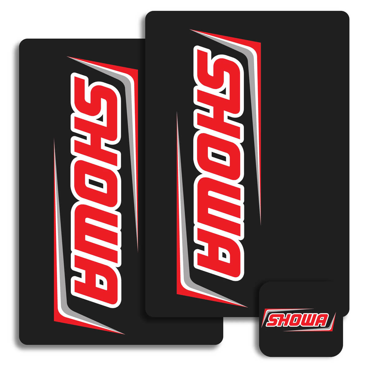 SHOWA Suspension Stickers - Black