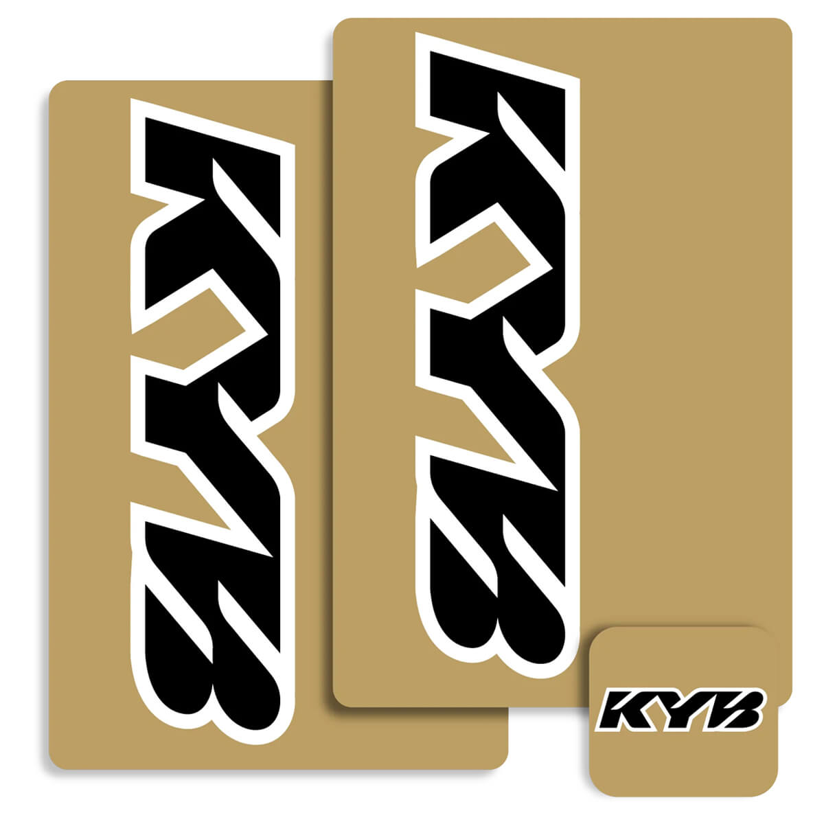 KYB Suspension Stickers - Transparent