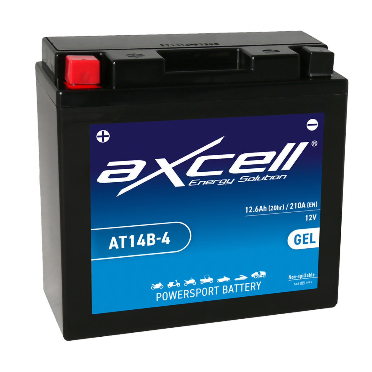 Bateria AXCELL AT14B-4 / YT14B-4 (Carregada e Ativa)
