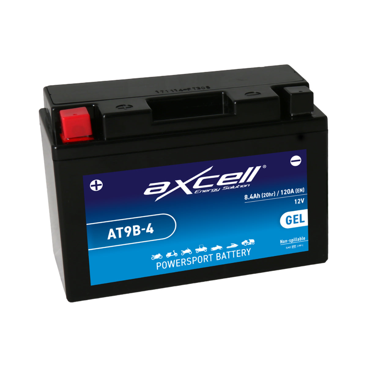 Bateria AXCELL AT9B-4 / YT9B (Carregada e Ativa)