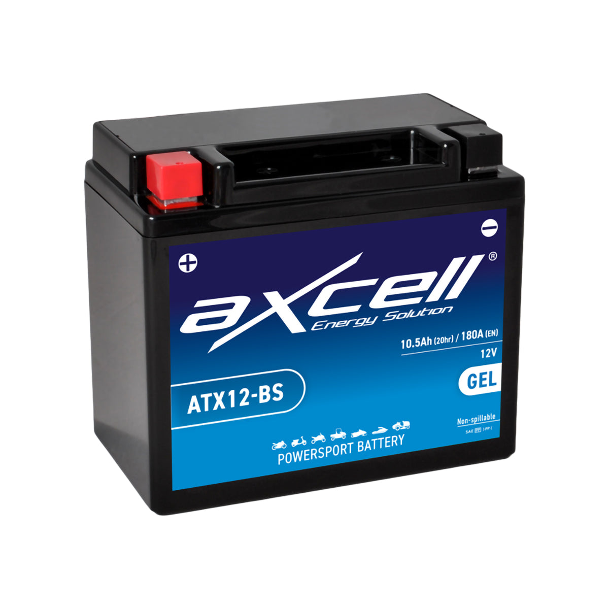 Bateria AXCELL ATX12 / YTX12 (Carregada e Ativa)