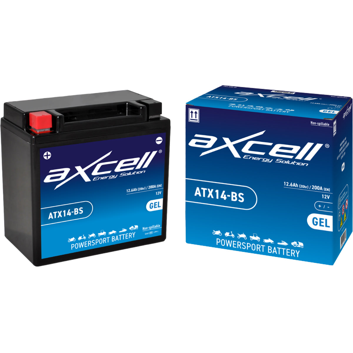 Bateria AXCELL ATX14 / YTX14 (Carregada e Ativa)