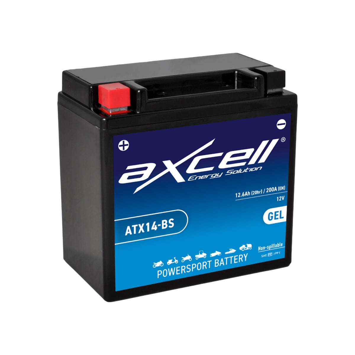 Bateria AXCELL ATX14 / YTX14 (Carregada e Ativa)