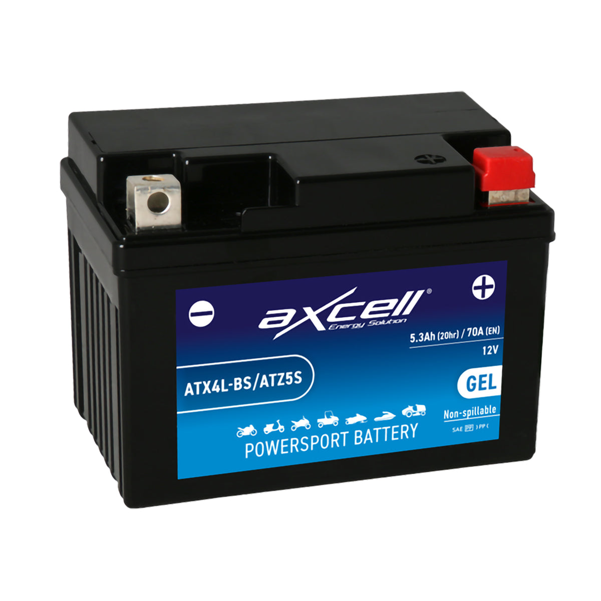 Bateria AXCELL ATX4L/ ATZ5S / YTX4L (Carregada e Ativa)