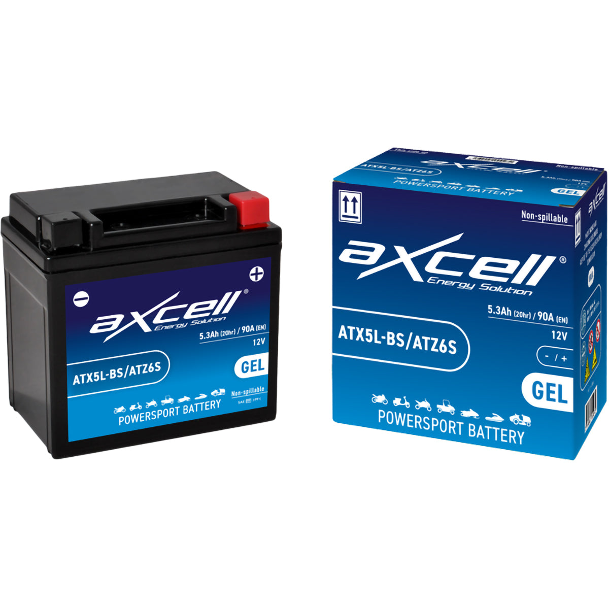 Bateria AXCELL ATX5L-BS/ ATZ6S / YTX5L (Carregada e Ativa)