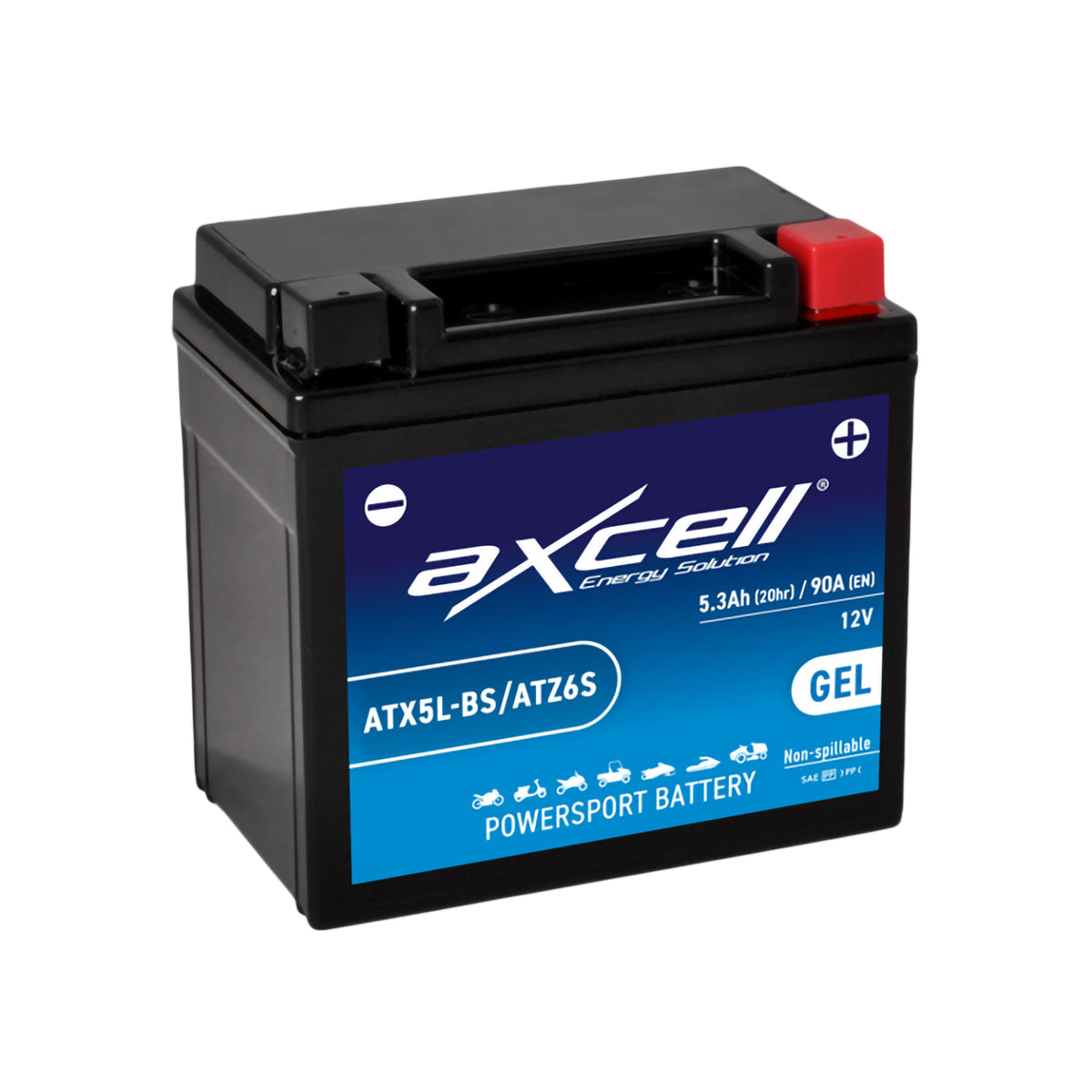 Bateria AXCELL ATX5L-BS/ ATZ6S / YTX5L (Carregada e Ativa)