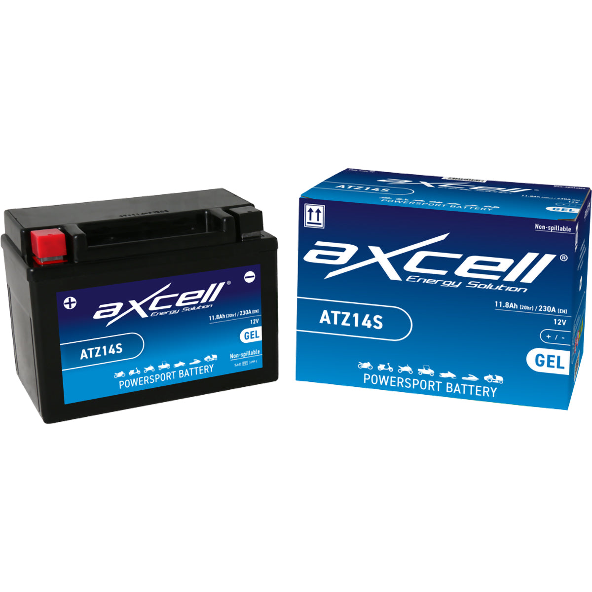 Bateria AXCELL ATZ14S / YTZ14S (Carregada e Ativa)