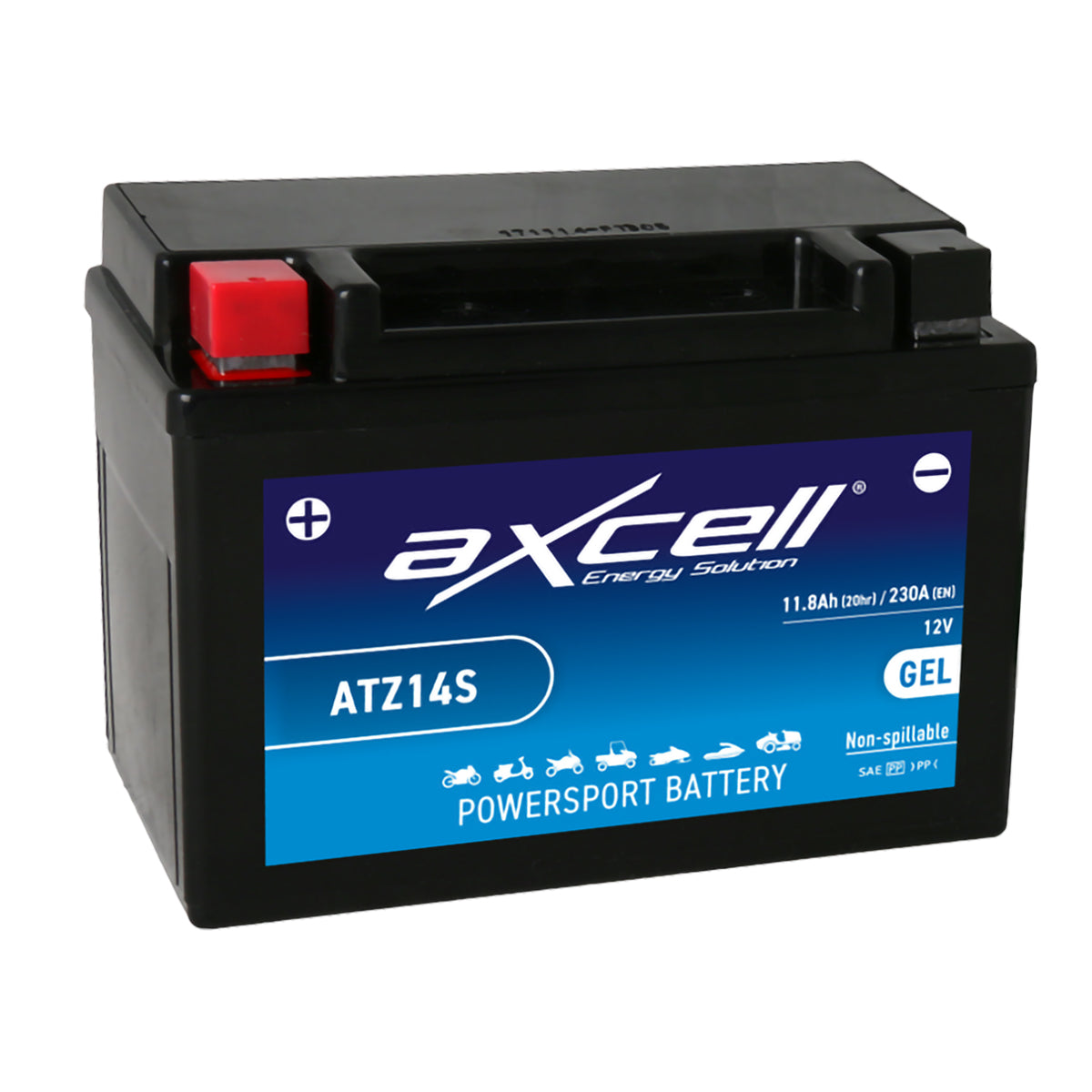 Bateria AXCELL ATZ14S / YTZ14S (Carregada e Ativa)