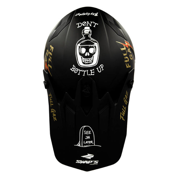 Capacete SWAPS S849 2FASTER Full Gas M
