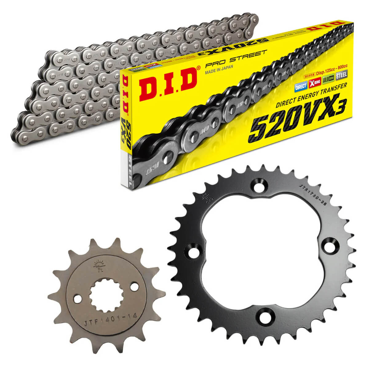 Kit Transmissão Reforçado DID Suzuki LTR 450  (14/36)