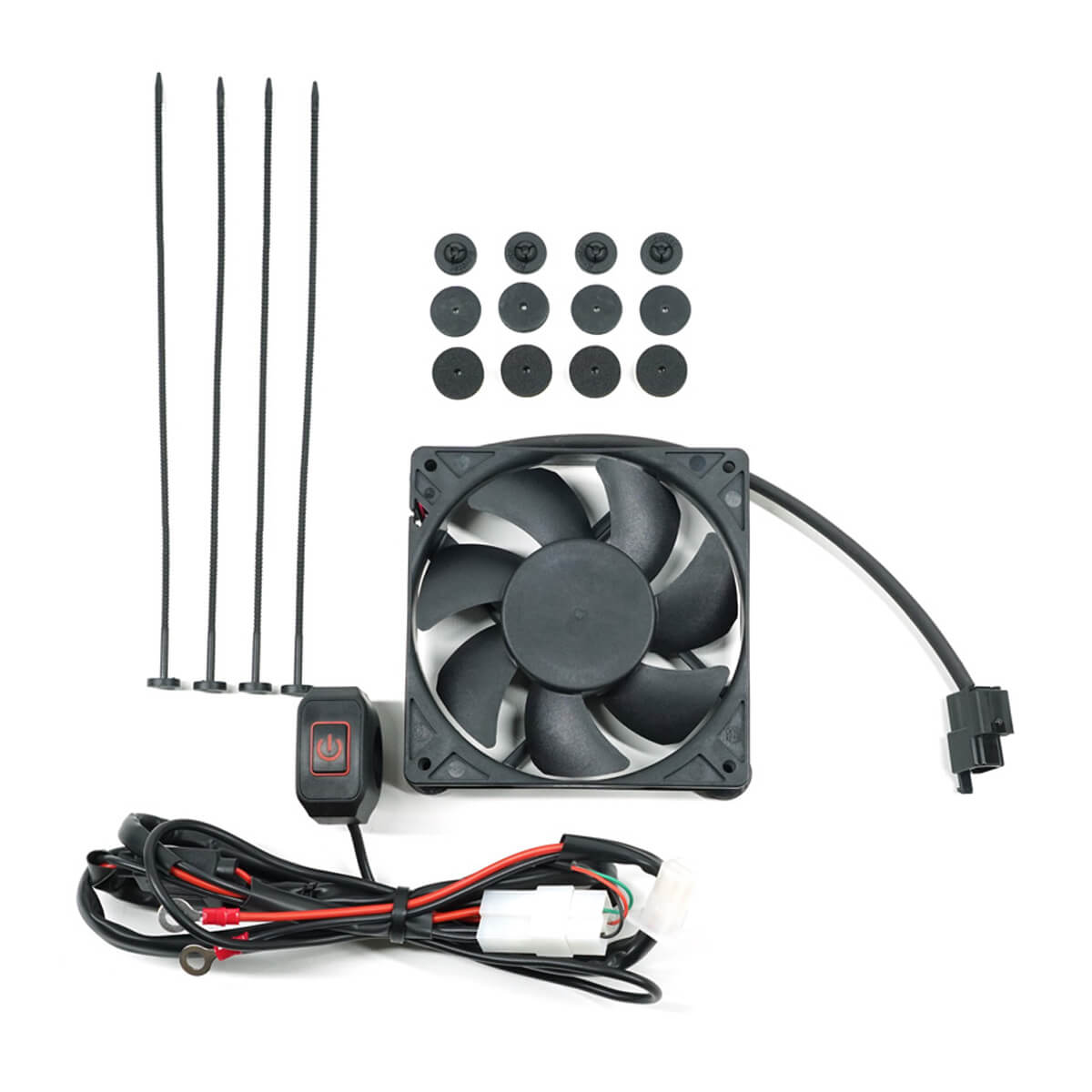 Kit Ventoinha Adicional para Radiador Esquerdo Universal