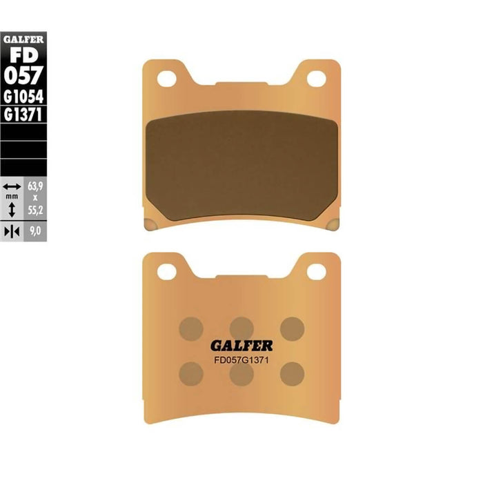 Pastilhas de Travão Traseiras FD057G1371 GALFER