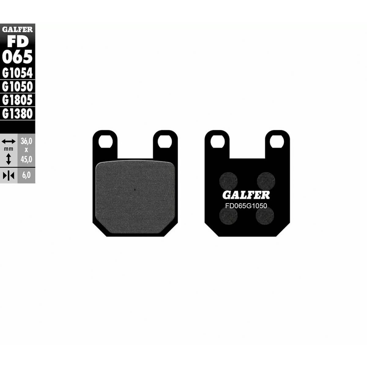 Pastilhas Travão FD065G1050 GALFER