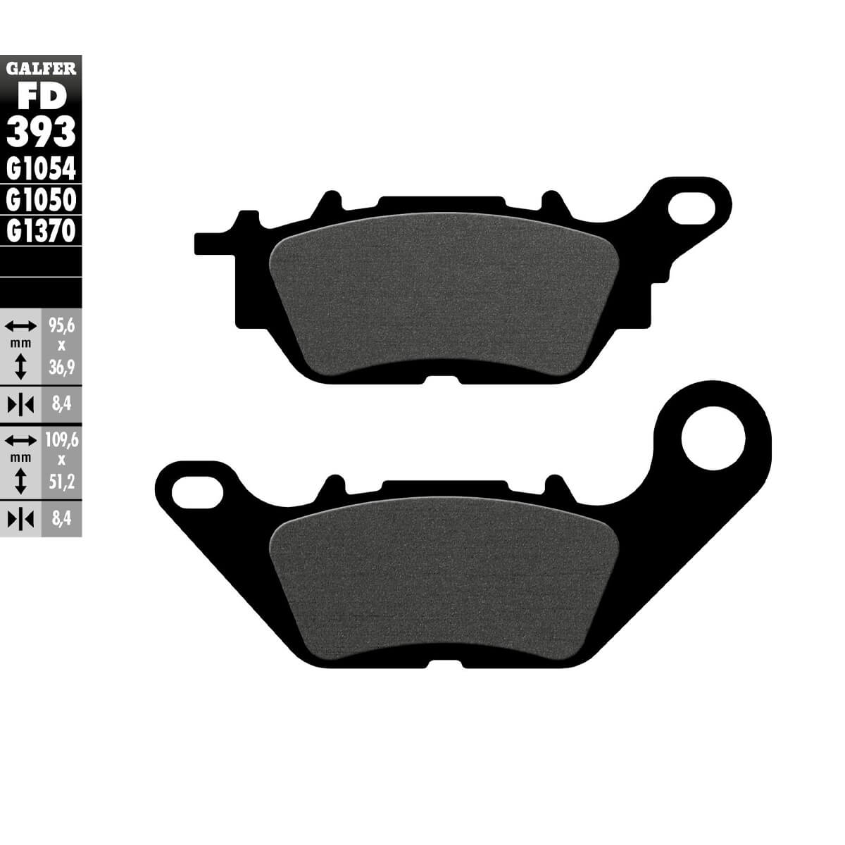 Pastilhas Travão Traseiras Yamaha NMAX 125 (15-24) GALFER