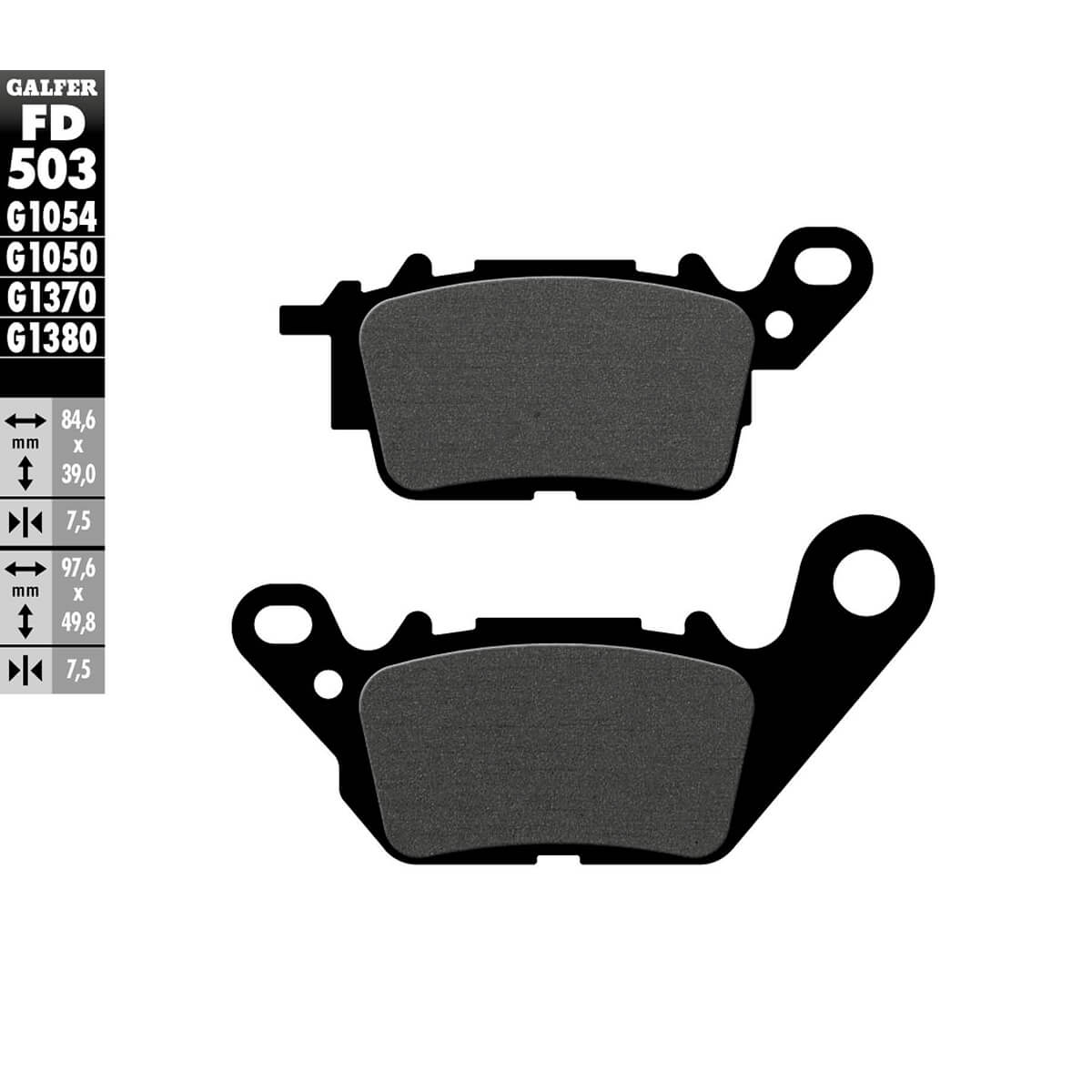 Pastilhas Travão Frente Yamaha NMAX 125 (15-24) GALFER