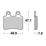 Pastillas de Freno Traseras Derbi/ Yamaha/ MBK/ Beta...