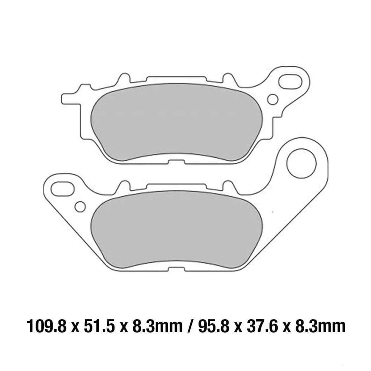 Pastillas Freno Traseras Yamaha NMAX 125 (2015-2024)