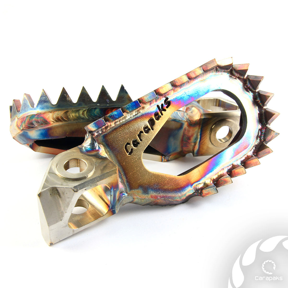 Footpegs CARAPAKS KTM/ Husq 2024 5mm Lower/ 10mm Rearward