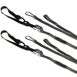 Pack Cintas de Transporte Motos Reforçadas Preto/ Cinza RFX
