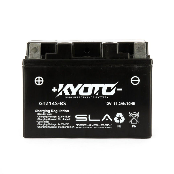 Bateria KYOTO GTZ14S / YTZ14S SLA (Carregada e Ativa)