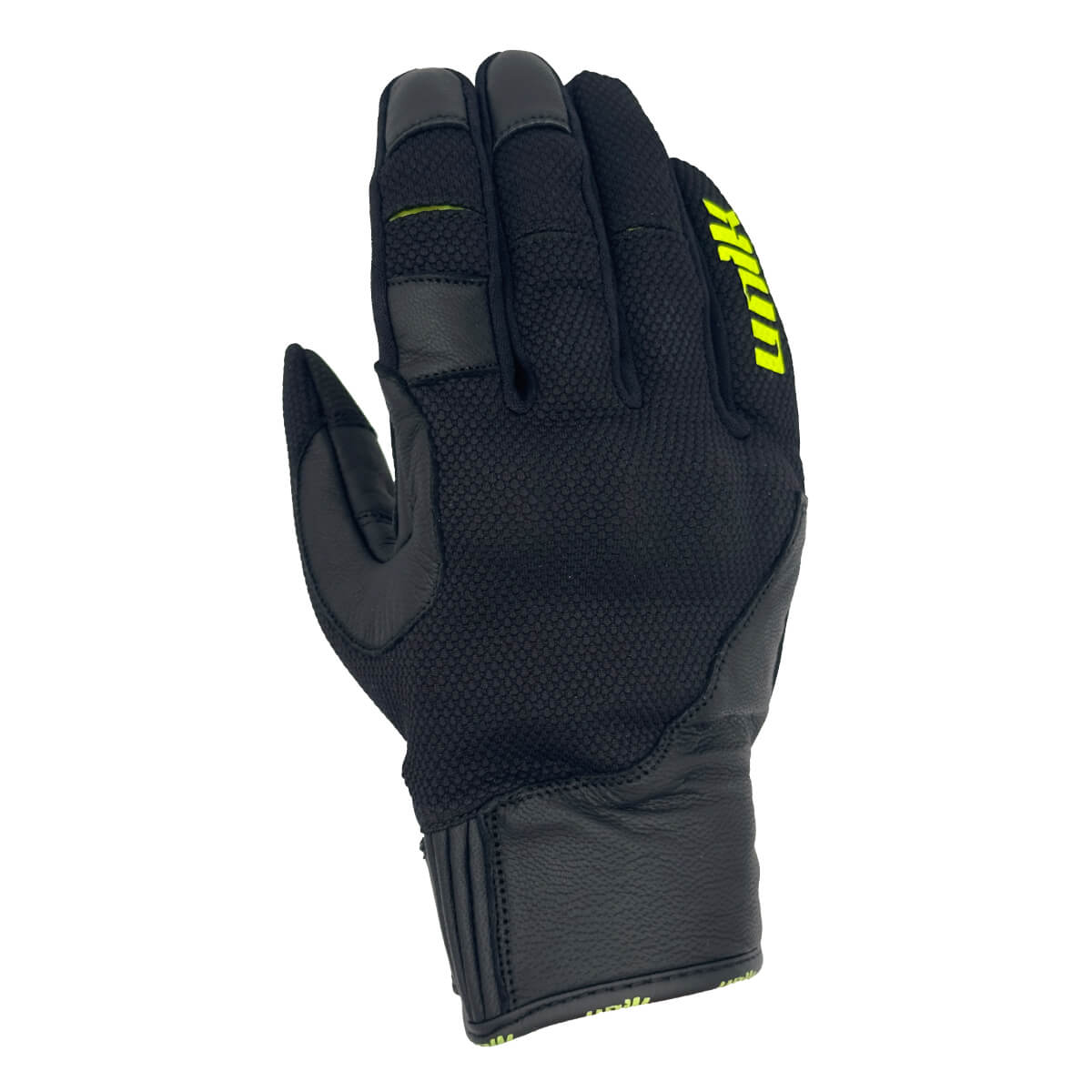 Luvas Verão UNIK C-96 M Preto e Amarelo Fluo