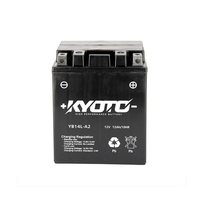 Bateria KYOTO GB14L-A2 / YB14L-A2 (Carregada e Ativa)