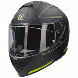 Capacete Unik Ultra DV Microdot C/ Óculos Preto/ Amarelo - L