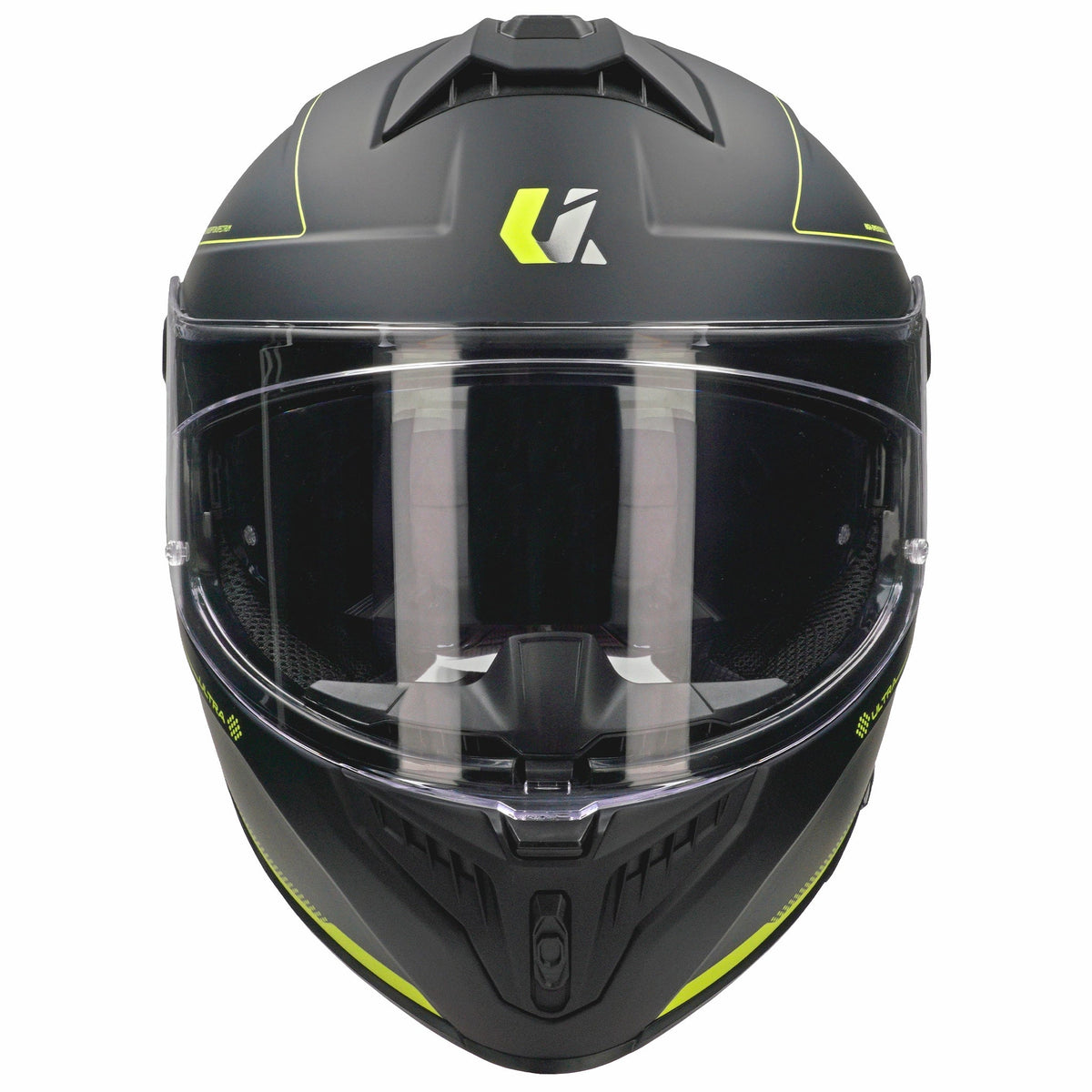 Capacete Unik Ultra DV Microdot C/ Óculos Preto/ Amarelo - L