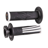 Puños ODI EMIG PRO V2 Lock-On Negro/Blanco