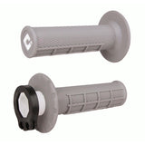 Puños ODI MX V2 Half-Waffle Lock-On Gris