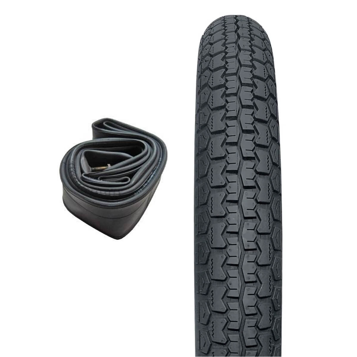 Conjunto Pneu e Camara 2.75-17 6PR TT P215 WANDA