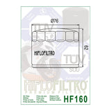 Filtro de Óleo HF160 BMW Hiflofiltro