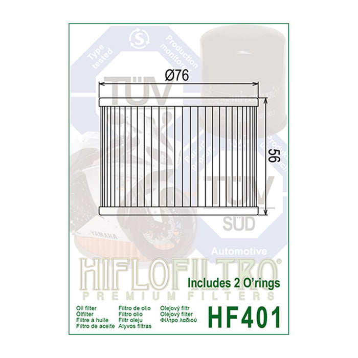 Filtro de Óleo HF401 Hiflofiltro