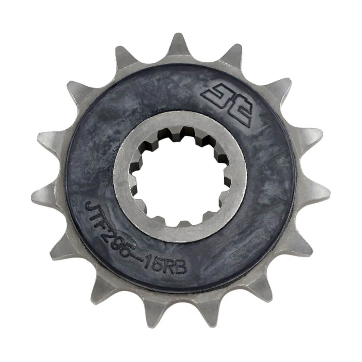 Pinhão JT 296 de aço com Borracha 15 dentes