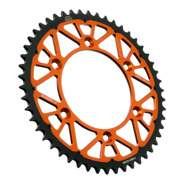 Cremalheira JT Duplo Composto Preta 50 dentes KTM