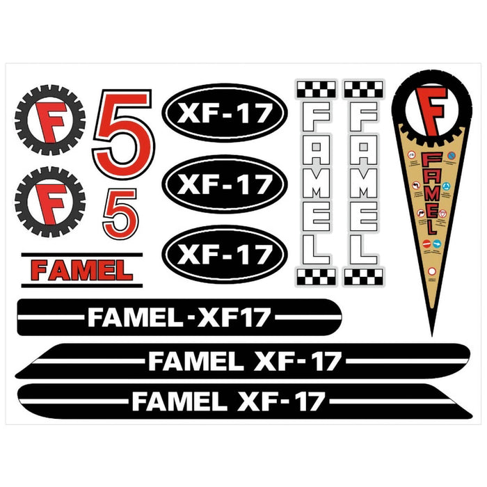 Kit Autocolantes Completo Famel XF 17